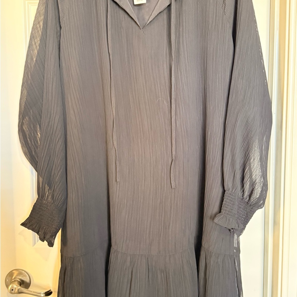 LOFT Black Long Sleeve Dress